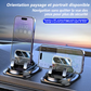 📢📢40% DE RÉDUCTION !! ⏰ Support de Téléphone pour Voiture – Orientable 360°, Verrouillage en 0,1 s & Antidérapant – N’Abîme Pas le Tableau de Bord – Idéal pour la Navigation 🛣️