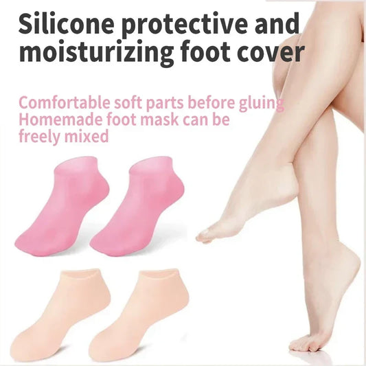 🎁Achetez-en 3 et recevez-en 2 gratuits🎁Masque hydratant pour les pieds, chaussettes exfoliantes en silicone, chaussettes de protection pour la plage