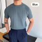 💐50% DE RÉDUCTION ! Pull Manches Courtes Homme – Léger & Aéré pour Mi-Saison 🌿🌞【Offre Limitée】