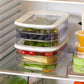 📢📢40 % DE RÉDUCTION !! ⏰Boîtes de conservation alimentaire réutilisables 3 étages avec couvercle transparent pour réfrigérateur