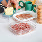 📢📢40 % DE RÉDUCTION !! ⏰Boîtes de conservation alimentaire réutilisables 3 étages avec couvercle transparent pour réfrigérateur