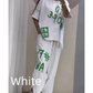 📢📢🌸Nouveautés du début de l'été🫧💞Costume deux pièces décontracté avec motif et encolure ronde(🔥60 % de réduction)
