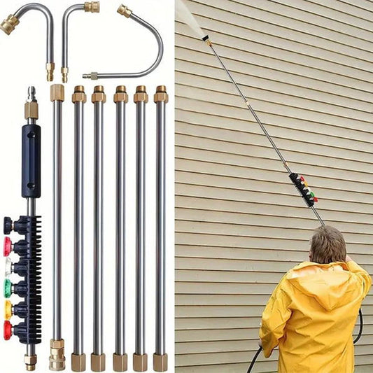 ✨Vente d'été 63% de réduction pour une durée limitée✨🔫Ensemble de baguettes de nettoyage haute pression 4000 PSI