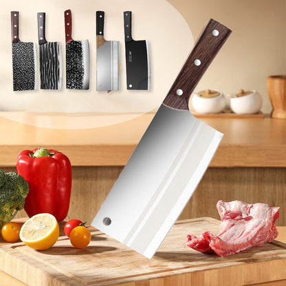 📢🔪🥬63% de réduction🍅Couteau de cuisine forgé en acier inoxydable haute résistance