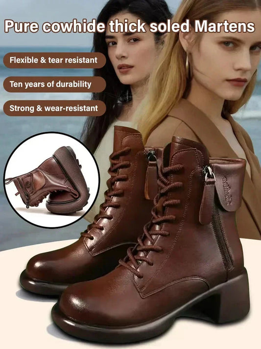 📢📢60 %  DE RÉDUCTION !! ⏰Le meilleur cadeau - Bottes pour femmes au style vintage élégant à la française
