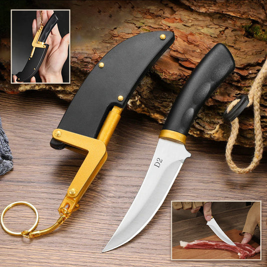 🏆🔪50% de réduction pour une durée limitée pendant les promotions actives🔥Couteau à fruits portatif polyvalent pour l'extérieur avec fourreau.