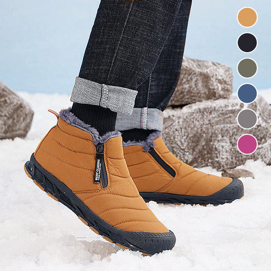 Bottes de neige rembourrées, chaudes et imperméables pour l'extérieur