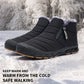 Bottes de neige rembourrées, chaudes et imperméables pour l'extérieur