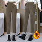 📢📢60% DE RÉDUCTION !!!✨Pantalon chaud à taille haute pour femmes, doublé de polaire