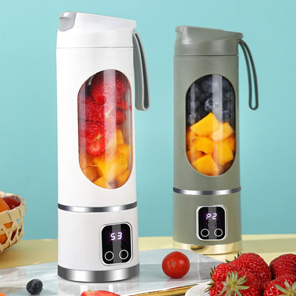 📢📢50 % de réduction !! ⏰ Presse-agrumes sans fil – Jus frais partout, rechargeable & compact 🍊⚡【Stock Limité】