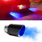 📢📢40 % DE RÉDUCTION !! ⏰Embout d'Échappement LED en Fibre de Carbone – Double Couche Anti-Bruit & Fixation 3 Boulons for un Tuning qui Crache du Feu ✨🚗