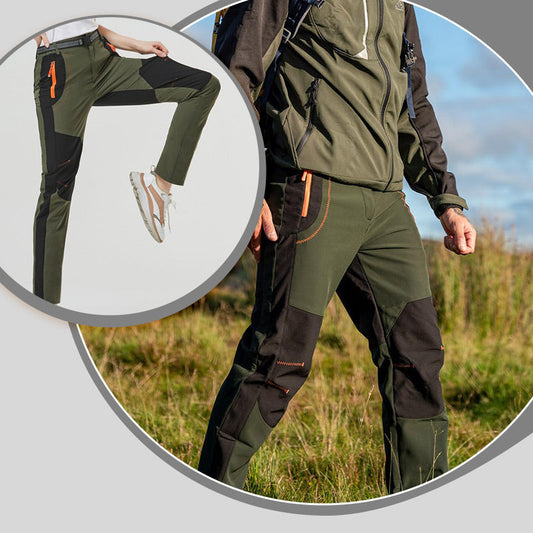 📢📢60 % de réduction !!⏰ Pantalon de Randonnée - Coupe-Vent, Imperméable et Chaud avec Taille Élastique pour Randonnée et Voyages 🏔️🌧️