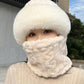 📢📢60 % de réduction !!!✨ Nouveau bonnet hiver 2025 en laine épaisse et chaud : coupe-vent, style 2-en-1 écharpe-bonnet & tendance ! ❄️