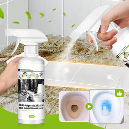 📢✨Achetez 3 et obtenez 2 gratuitement ! ! 💥Spray de Nettoyage Multi-usages à l'Acide Oxalique pour Éliminer les Taches