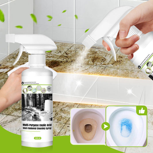 📢✨Achetez 3 et obtenez 2 gratuitement ! ! 💥Spray de Nettoyage Multi-usages à l'Acide Oxalique pour Éliminer les Taches