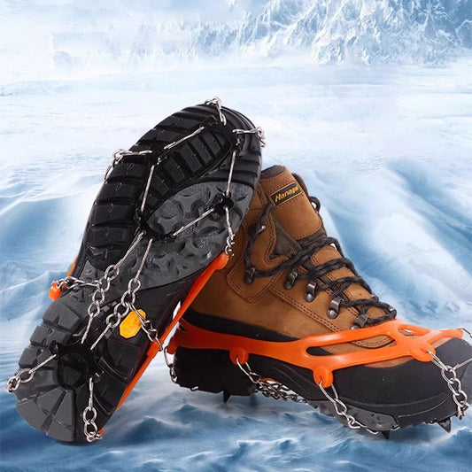 📢📢40% DE RÉDUCTION !! ⏰ Crampons Antidérapants — Pointes Inox & Marche Sereine sur Verglas