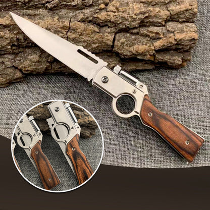 🏆✨🔪Couteau pliant portable en acier inoxydable pour l'extérieur