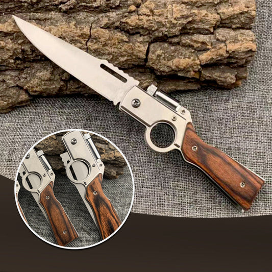 🏆✨🔪Couteau pliant portable en acier inoxydable pour l'extérieur