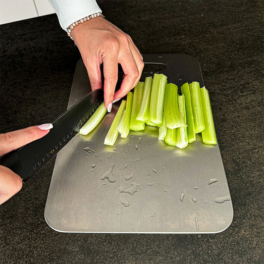 🔥 2025 cuisine hot sale 50% de réduction 🔥 Plaque de coupe en acier inoxydable antibactérien
