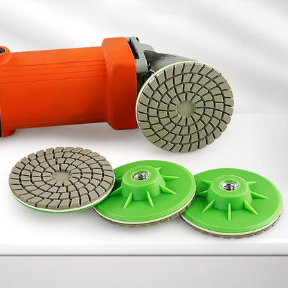 Disque abrasif diamanté pour l'ébarbage et le polissage des carreaux