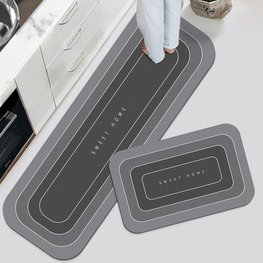 🚿 50% DE RÉDUCTION ! 🦶 Tapis de Sol Antidérapant DryMat – Ultra-Absorbant, Séchage Rapide & Confort Moelleux 🛁