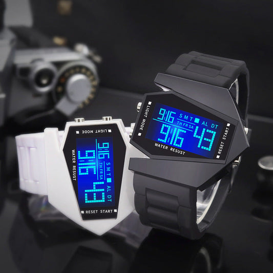 (💥 Grande réduction de 50%)⌚ Creative lumineux avion forme LED montres 🔥