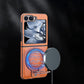 ✨Luxury PU Leather Magnetic Phone Case with Ring Stand for Galaxy Z Flip Series