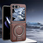 ✨Luxury PU Leather Magnetic Phone Case with Ring Stand for Galaxy Z Flip Series