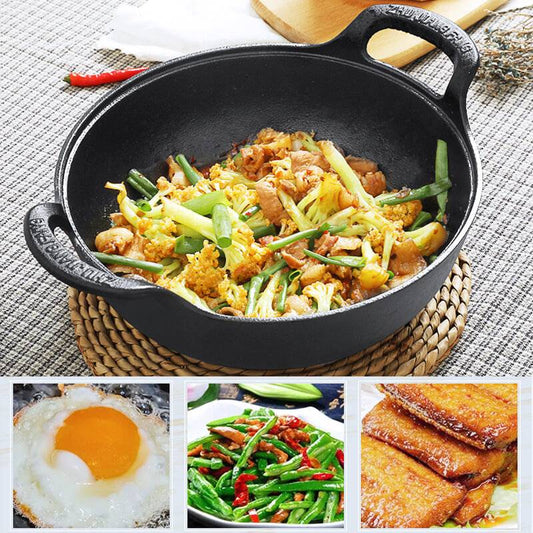 🍳C'est le dernier jour de la campagne🔥Pot en fer épais non revêtu(🚀75% de réduction)