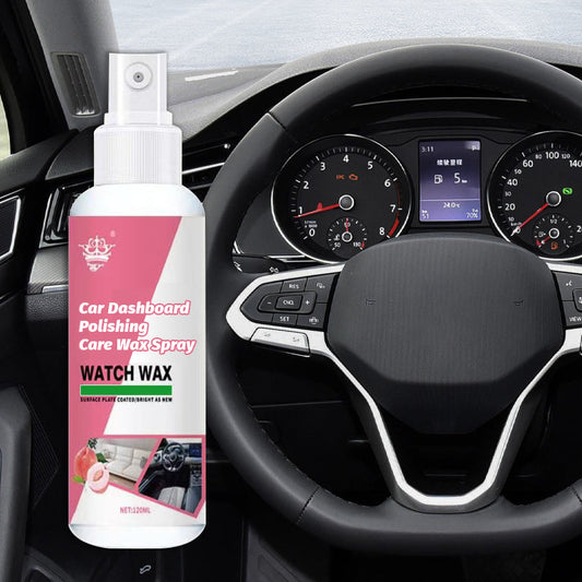 🎁Acheter 2 obtenir 1 gratuit (2 bouteilles)🎁Voiture Tableau de bord Polissage Entretien Cire Spray