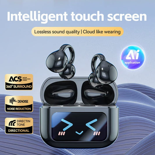📢📢50 % de réduction !! ⏰ Écouteurs clip Bluetooth - musique gratuite sans fil avec style et commodité