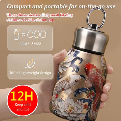 🔥 Bouteille d'eau chaude élégante et portable 🎒   Gardez vos boissons froides et chaudes et profitez de boissons fraîches partout!