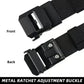 Ceinture en nylon élastique à boucle automatique pour hommes