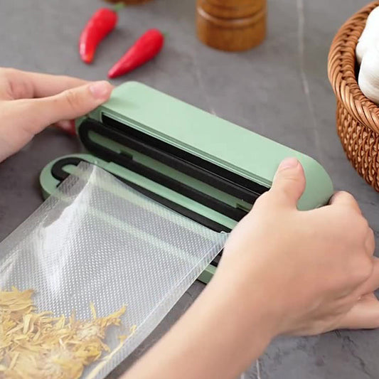 Machine portable de film d'emballage de conservation des aliments sous vide