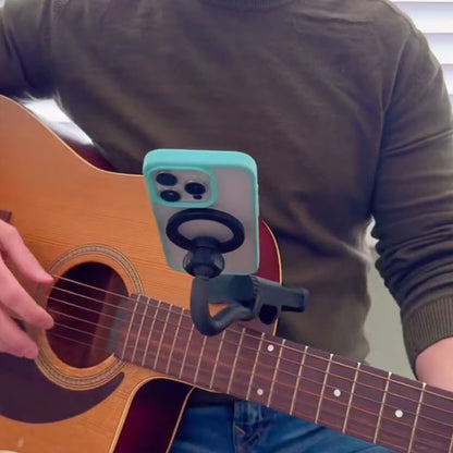 Guitar or Ukulele Magnetic Phone Holder