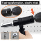 💥 Vente chaude 49% de réduction 💥  Kit d'adaptateur professionnel pour pistolet à rivets avec 4 boulons de buse assortis différemment