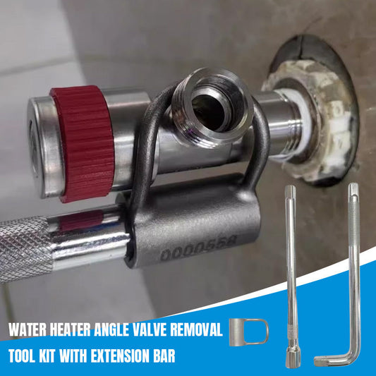 🔧🔧   Kit de démontage de valve d'angle de chauffe - eau avec tige d'extension