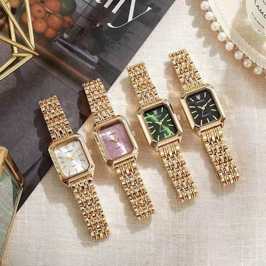 🔥2025 ventes chaudes🔥  Montre-bracelet à quartz de luxe pour femme