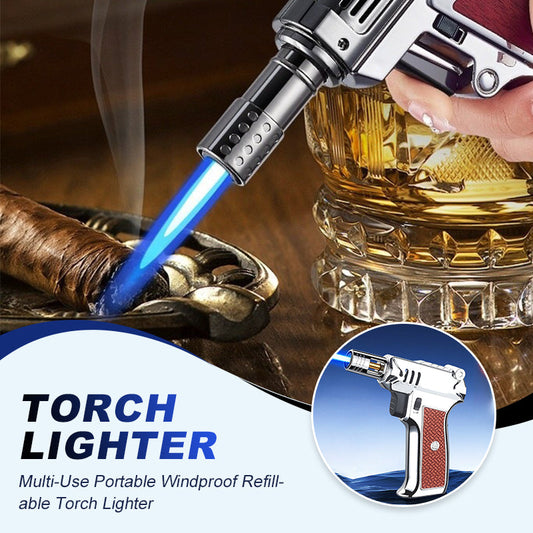 💥💥🏆 Vente Flash -Achetez-en 2 et obtenez63% de réduction 🔥 Briquet Torche Rechargeable Portable Anti-Vent Multi-Usages