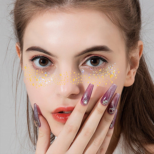 ✨🎁Limited Time Buy 1 Get 1 Free💖 Glitter Skincare Freckles Face Tattoo Effortlessly create charming freckles, a dazzling look perfect for parties and festive events, adding more glamour to your facial decorations!