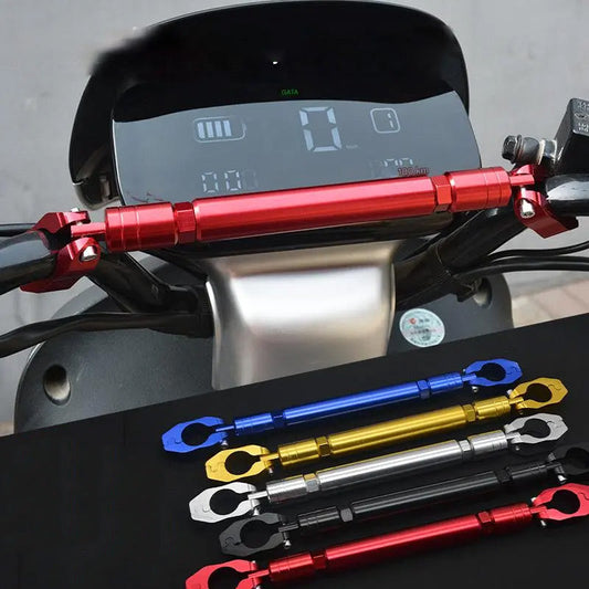 Levier de stabilisation réglable pour guidon de moto