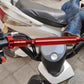 Levier de stabilisation réglable pour guidon de moto
