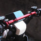 Levier de stabilisation réglable pour guidon de moto