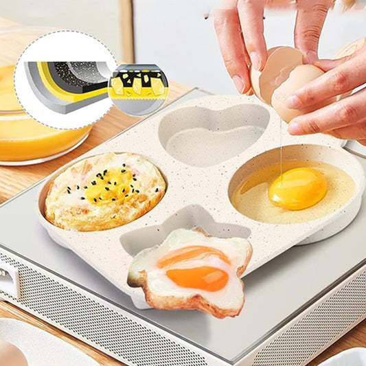 🔥2025chaleur de vente🔥Poêle à omelette multifonctionnelle 4 trous