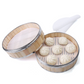 Non-Stick Silicone Round Steamer Mat for Buns & Dumplings