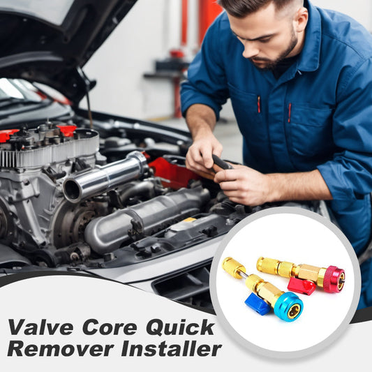 📢📢40 % DE RÉDUCTION !! ⏰Outil Démontage Rapide Noyau de Valve – R134A, Haute/Basse Pression, Robinet Intégré ✨