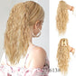 📢📢50 % de réduction !! ⏰ Extension queue de cheval bouclée 18" – Fibres haute température, double fixation (clip + cordon), volume naturel & confort toute la journée ! 💇‍♀️✨