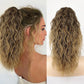 📢📢50 % de réduction !! ⏰ Extension queue de cheval bouclée 18" – Fibres haute température, double fixation (clip + cordon), volume naturel & confort toute la journée ! 💇‍♀️✨