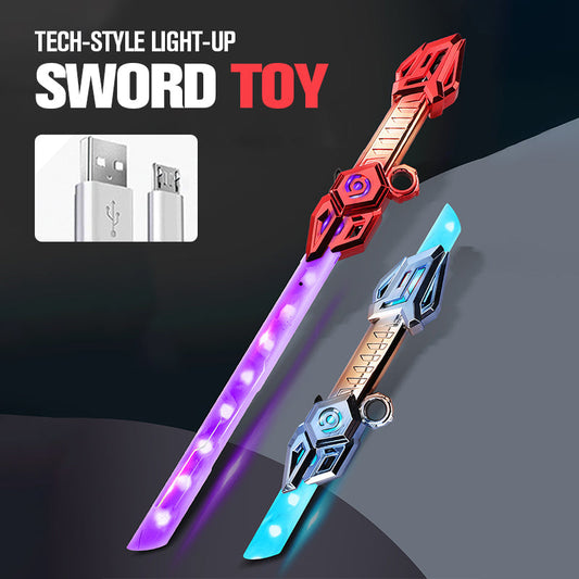 💥2025 ventes chaudes&50% de réduction💥🎁  Deux en un rétractable double tête laser Sword jouet