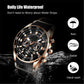 ⌚Remise de 60% de la valeur🔥Montre à quartz multifonctionnelle étanche pour hommes